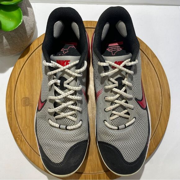 Nike React Alpha Huarache Elite 3 Lo Baseball Cleats 9 Men's Grey Red Sneaker - Picture 6 of 10
